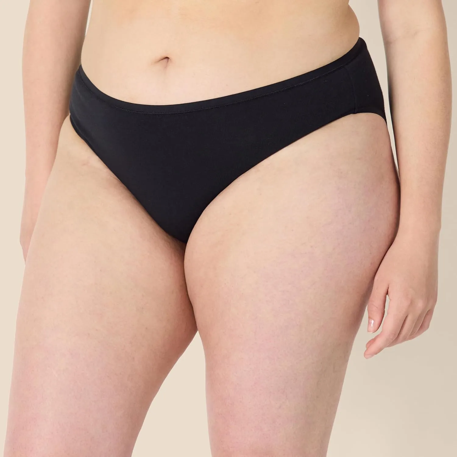 Amazon Essentials Women's Cotton Bikini Brief Underwear (Available in Plus Size), Multipacks