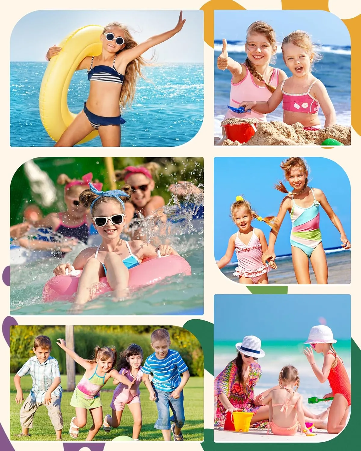 Angel season Girls One Piece Swimsuits Teens Bathing Suit Straps Kids Cute Swimwear with UPF 50  Daisy Halter Size 7-14