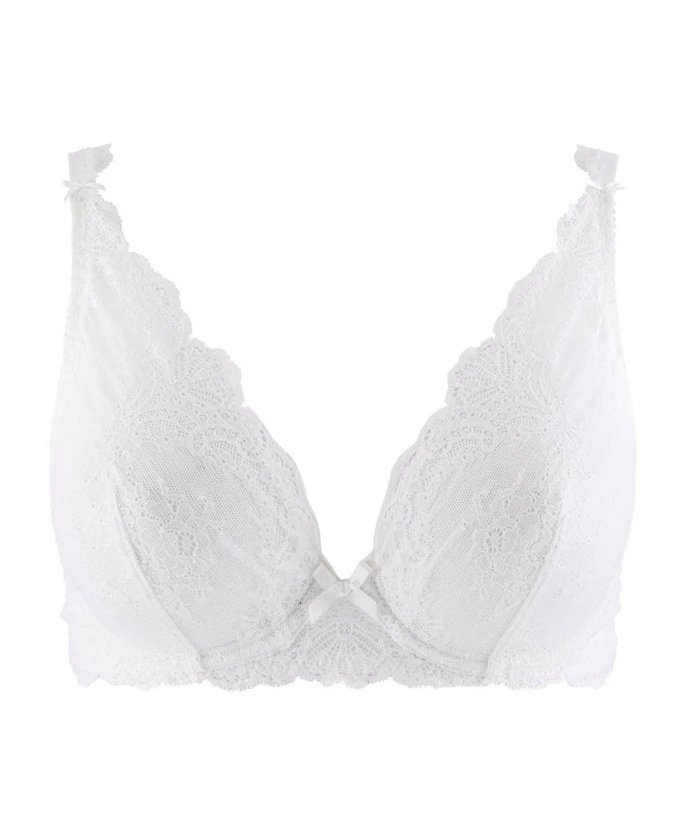 Aubade Dance of the Senses Plunging Triangle Bra in Opal