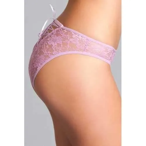 BW1782LR Delila Lace & Strap Panty Lavender