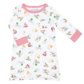 Down on the Farm Long Sleeve Nightdress