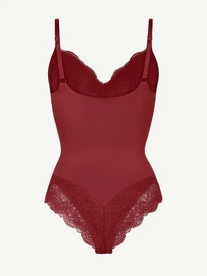 Elegant Lace Tummy Control Shapewear Bodysuit