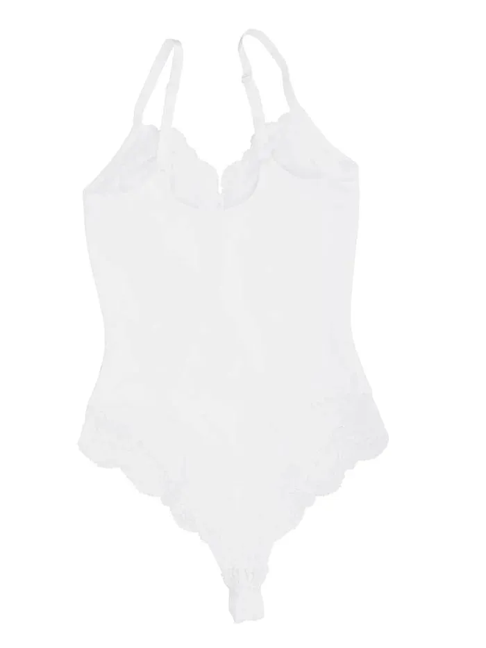 Elegant Lace Tummy Control Shapewear Bodysuit