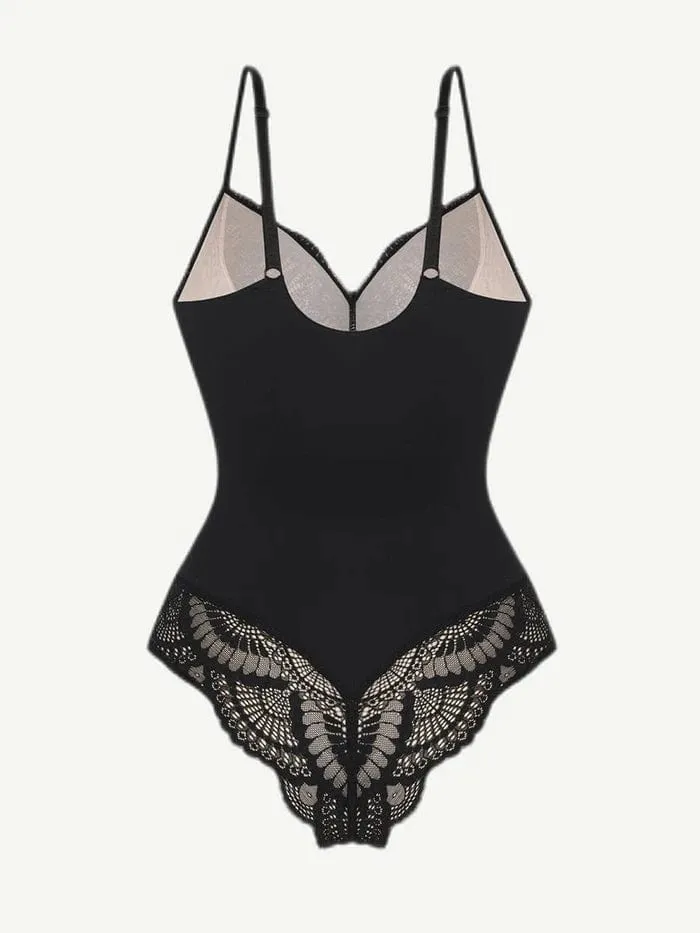 Elegant Lace Tummy Control Shapewear Bodysuit