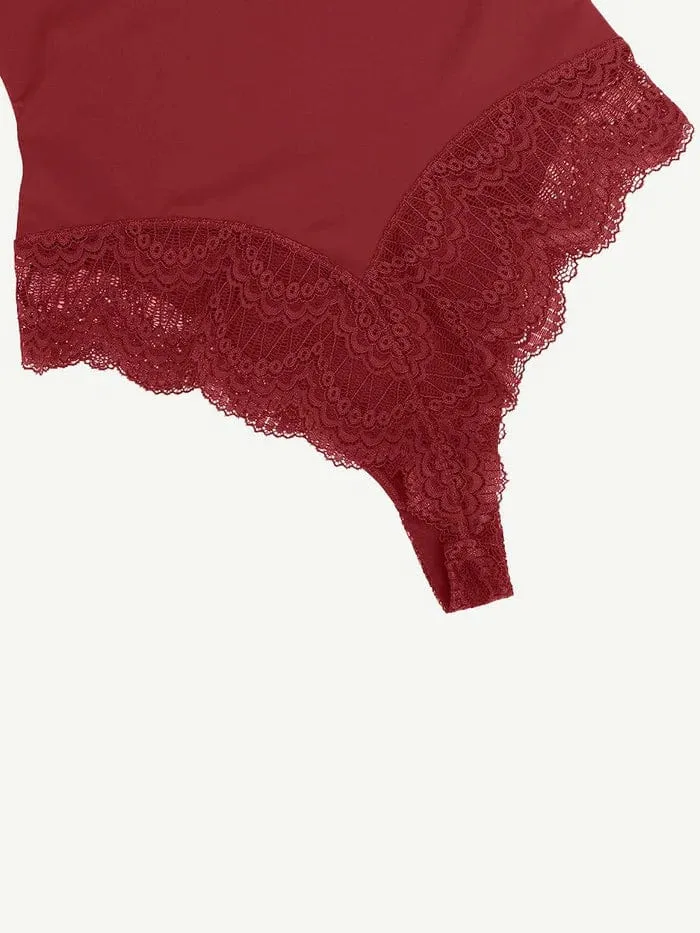 Elegant Lace Tummy Control Shapewear Bodysuit