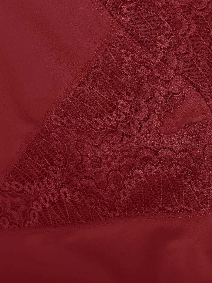 Elegant Lace Tummy Control Shapewear Bodysuit