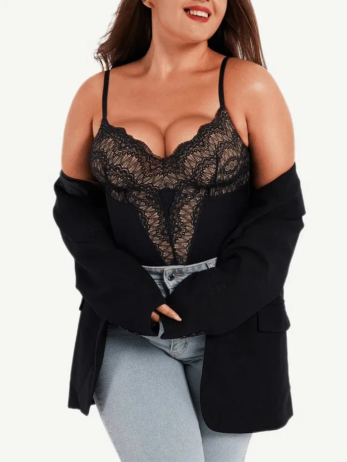 Elegant Lace Tummy Control Shapewear Bodysuit