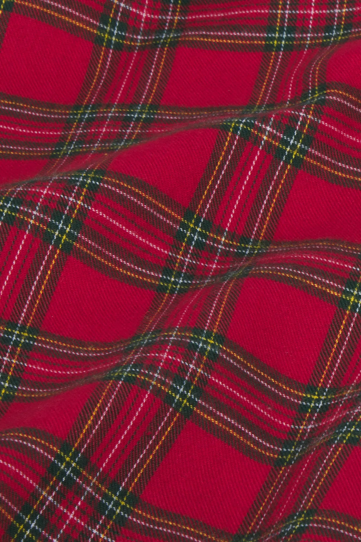 Flannel Pants Set in Classic Red Holiday Tartan