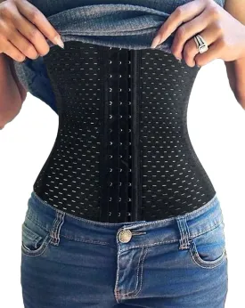 FLORATA Waist Trainer for Women Corset Shapewear Tummy Control Waist Cincher Girdle