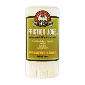Friction Zone Stick - .50 oz - Water & Sweat Resistant, Anti-Chafing Skin Protection, Rash Guard for Men and Women, Wetsuit Safe