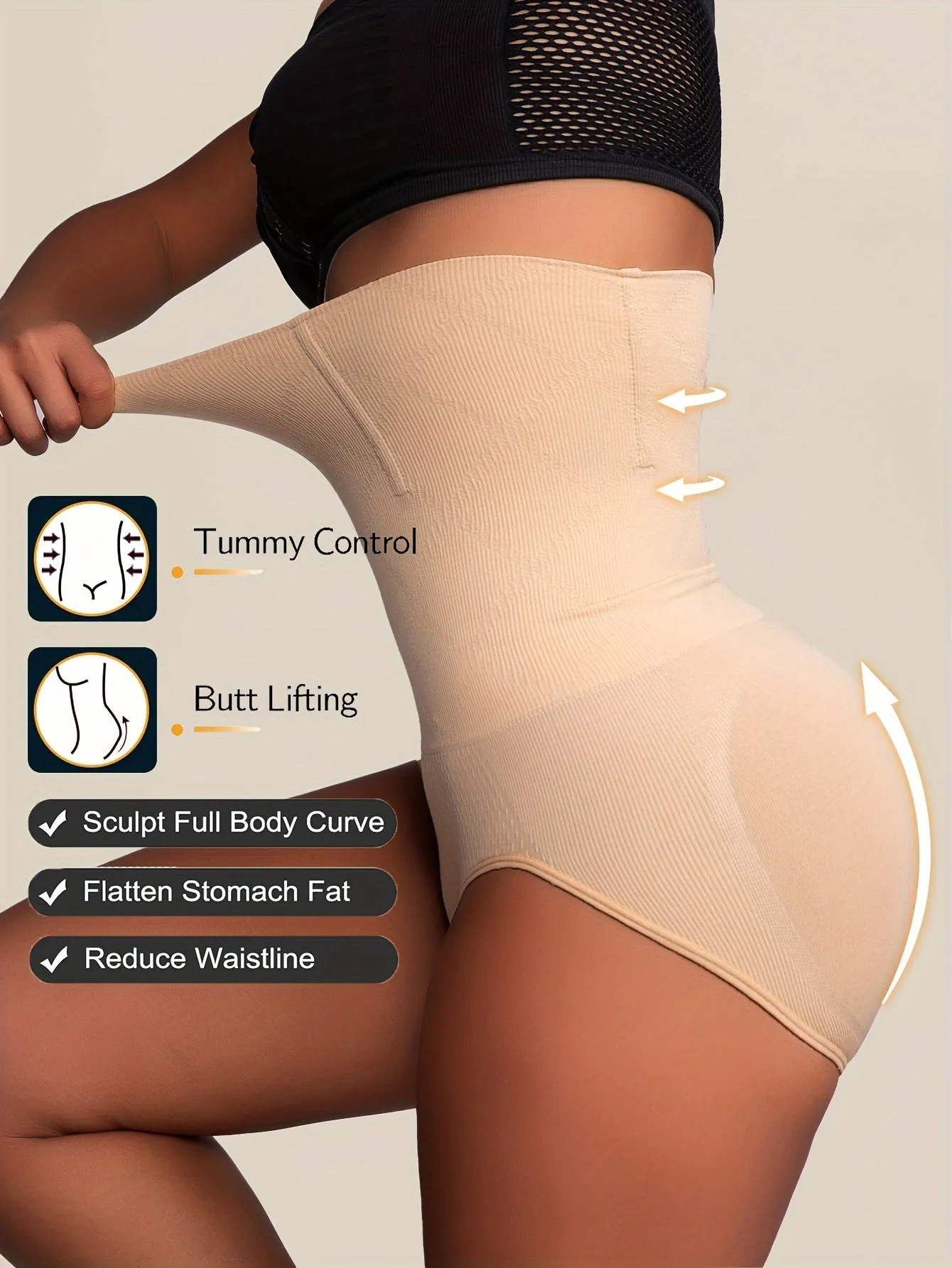 High Waist Tummy Control Shapewear - APS22