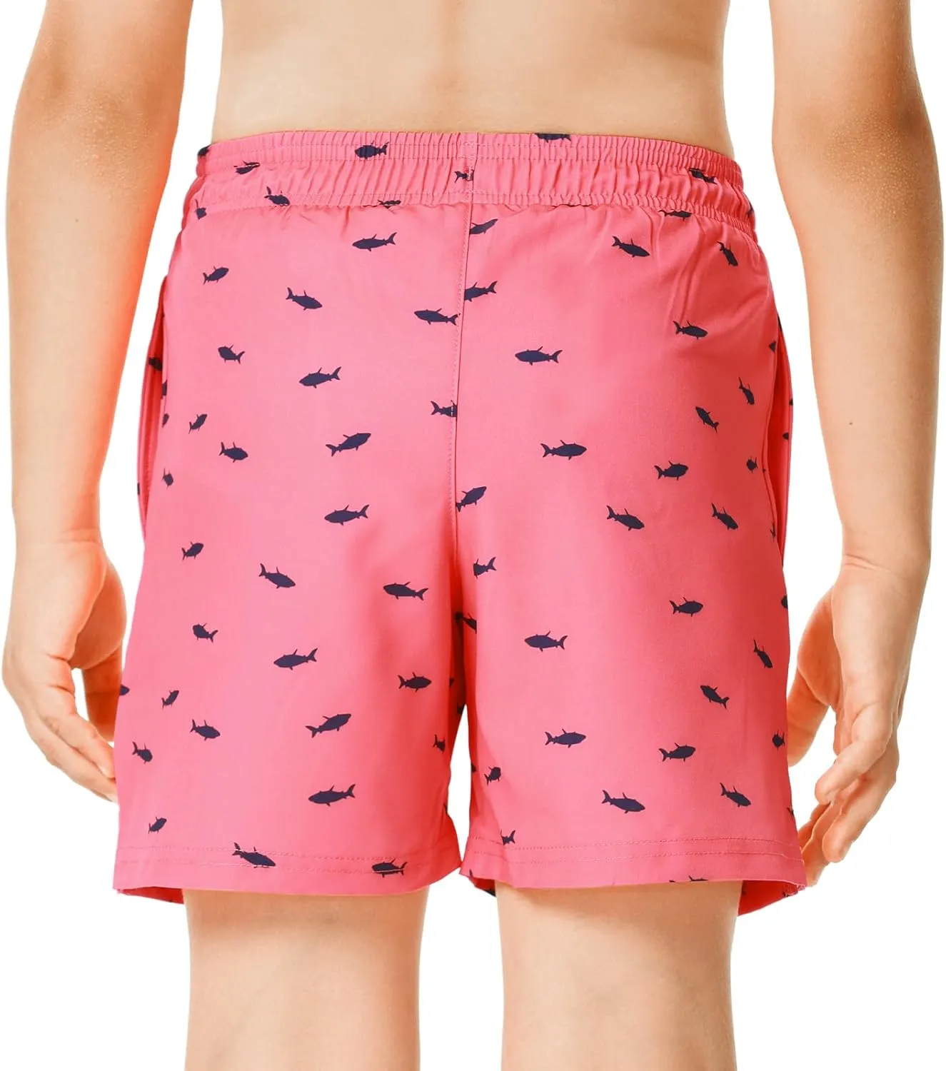 HODOSPORTS Boys Swim Trunks Swimwear Bathing Suits Swim Shorts with Pockets