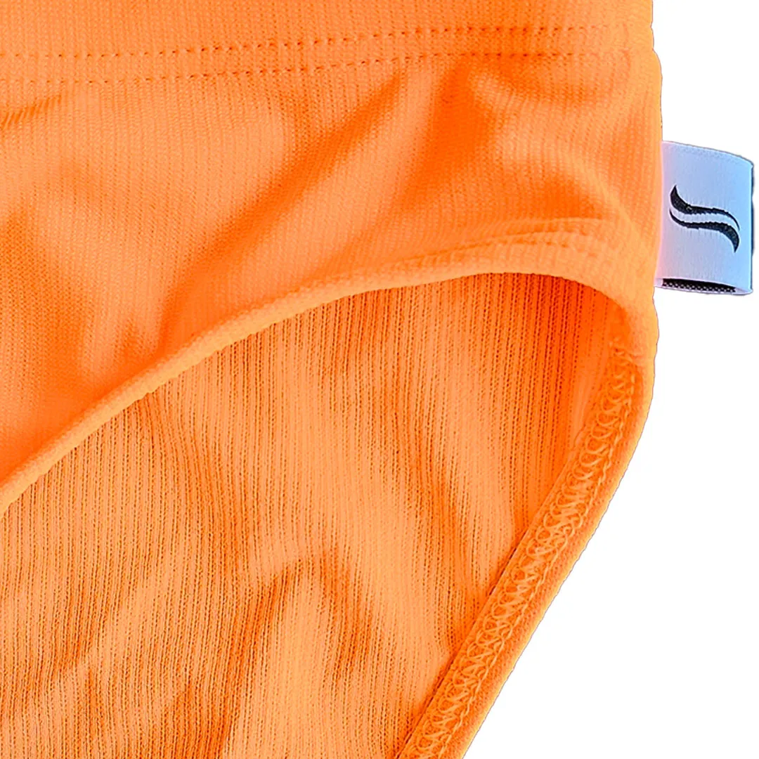 Hylyte Ribbed Swim Briefs Orange