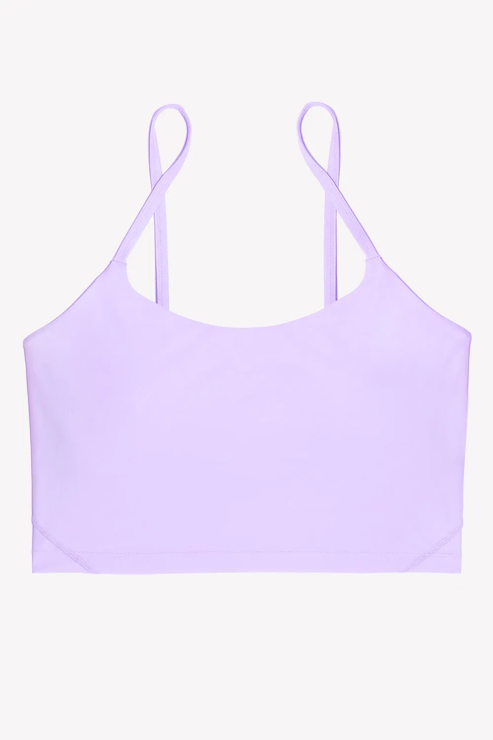 Long Lined Bikini Top | Lilac Iris