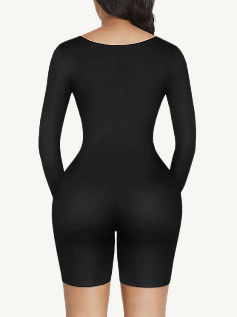 Long Sleeve Mid Tight Body Shaper