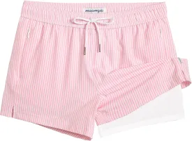 maamgic Mens Swim Trunks with Compression Liner Short Stretch Mens Bathing Suit Quick Dry Swimming Trunks Swimsuit