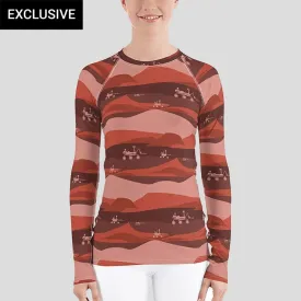 Mars Landing Rash Guard Top (POD)