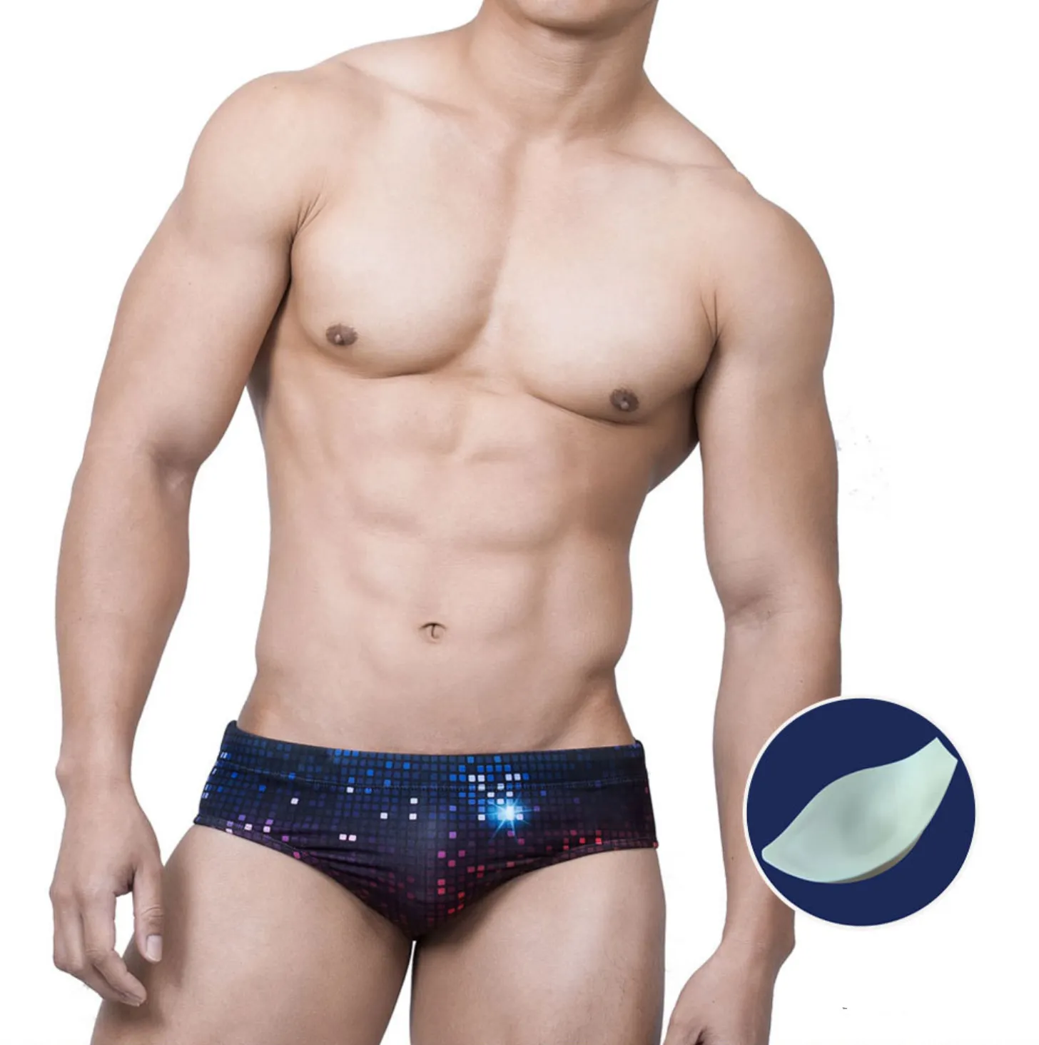 Men’s Disco Ball Enhancing Swimsuit