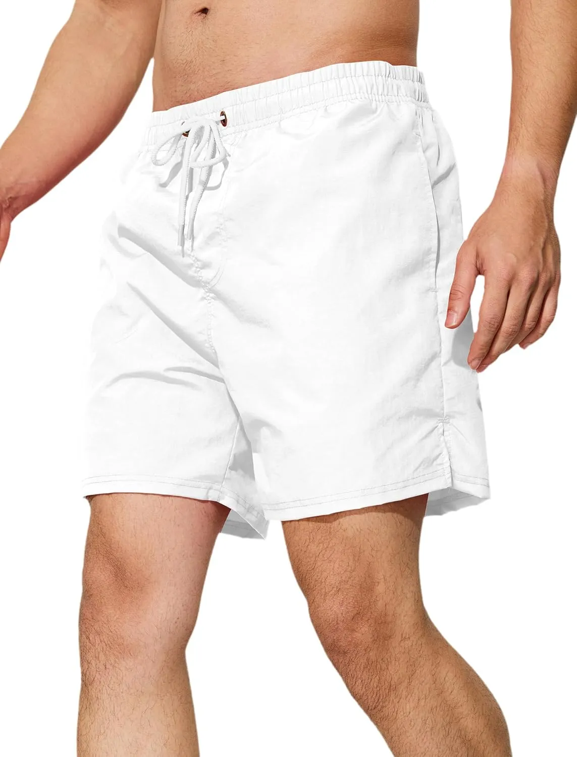 Mens Swim Trunks 5 inch Quick Dry Swim Shorts with Mesh Lining Beach Board Shorts Swimwear Bathing Suit