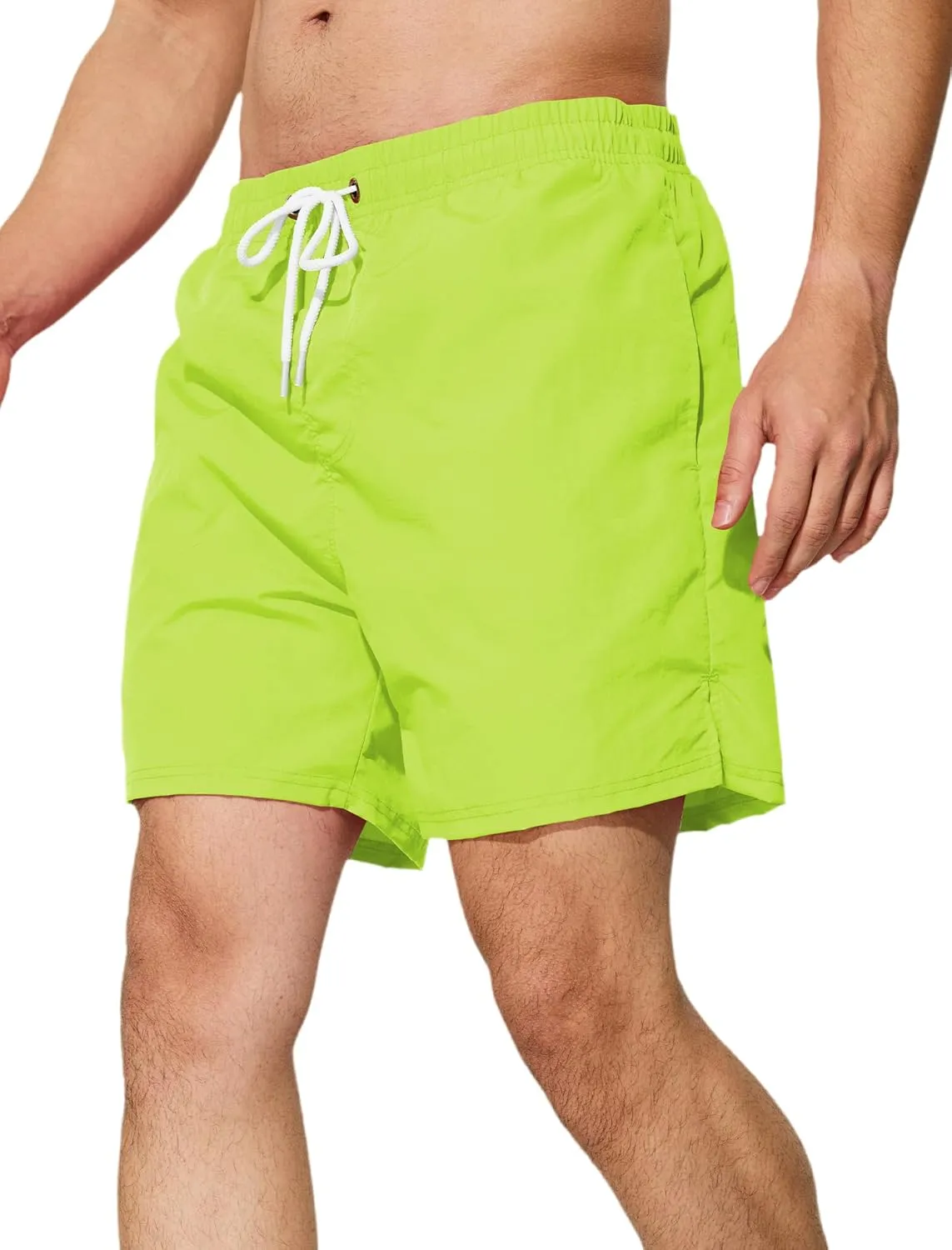 Mens Swim Trunks 5 inch Quick Dry Swim Shorts with Mesh Lining Beach Board Shorts Swimwear Bathing Suit