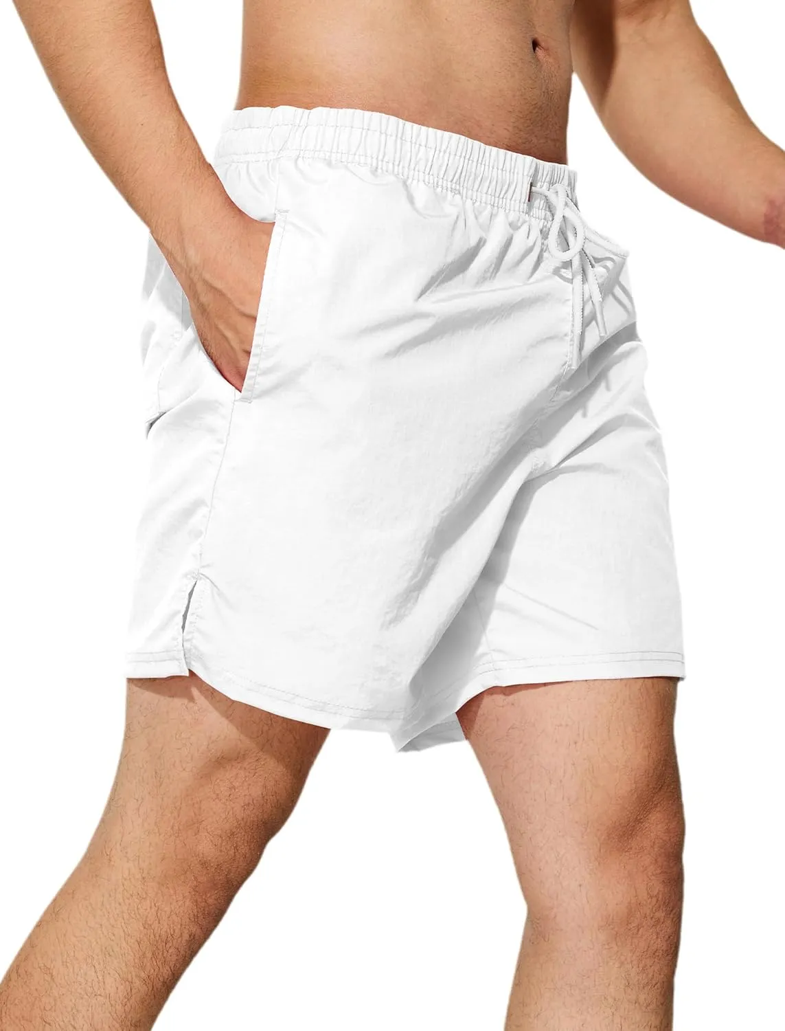 Mens Swim Trunks 5 inch Quick Dry Swim Shorts with Mesh Lining Beach Board Shorts Swimwear Bathing Suit