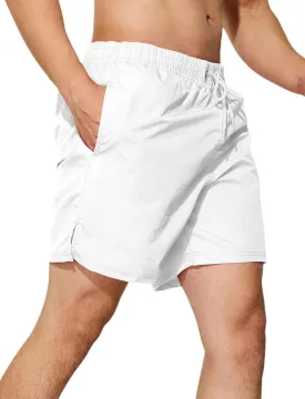 Mens Swim Trunks 5 inch Quick Dry Swim Shorts with Mesh Lining Beach Board Shorts Swimwear Bathing Suit