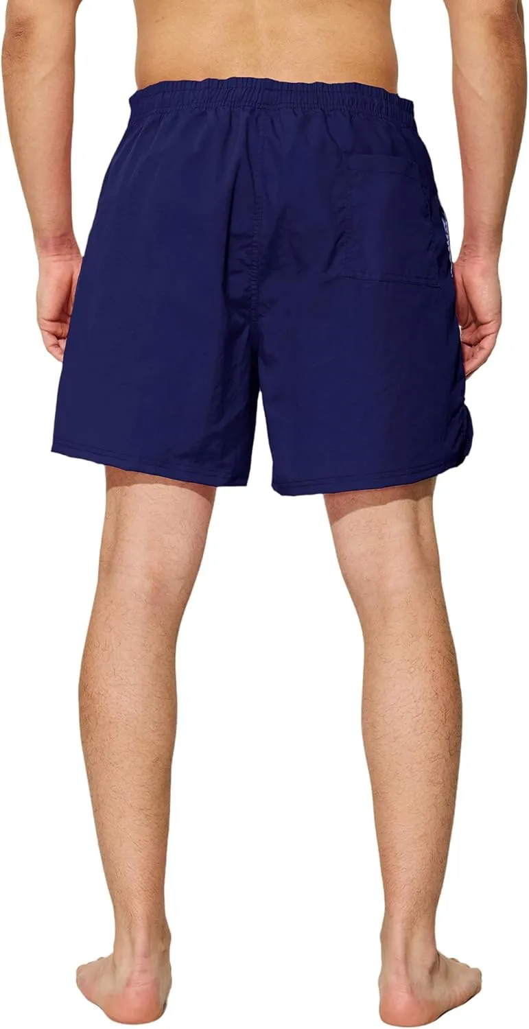 Mens Swim Trunks 5 inch Quick Dry Swim Shorts with Mesh Lining Beach Board Shorts Swimwear Bathing Suit
