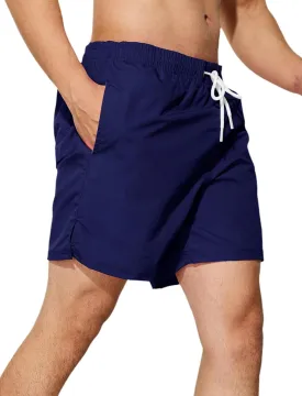 Mens Swim Trunks 5 inch Quick Dry Swim Shorts with Mesh Lining Beach Board Shorts Swimwear Bathing Suit