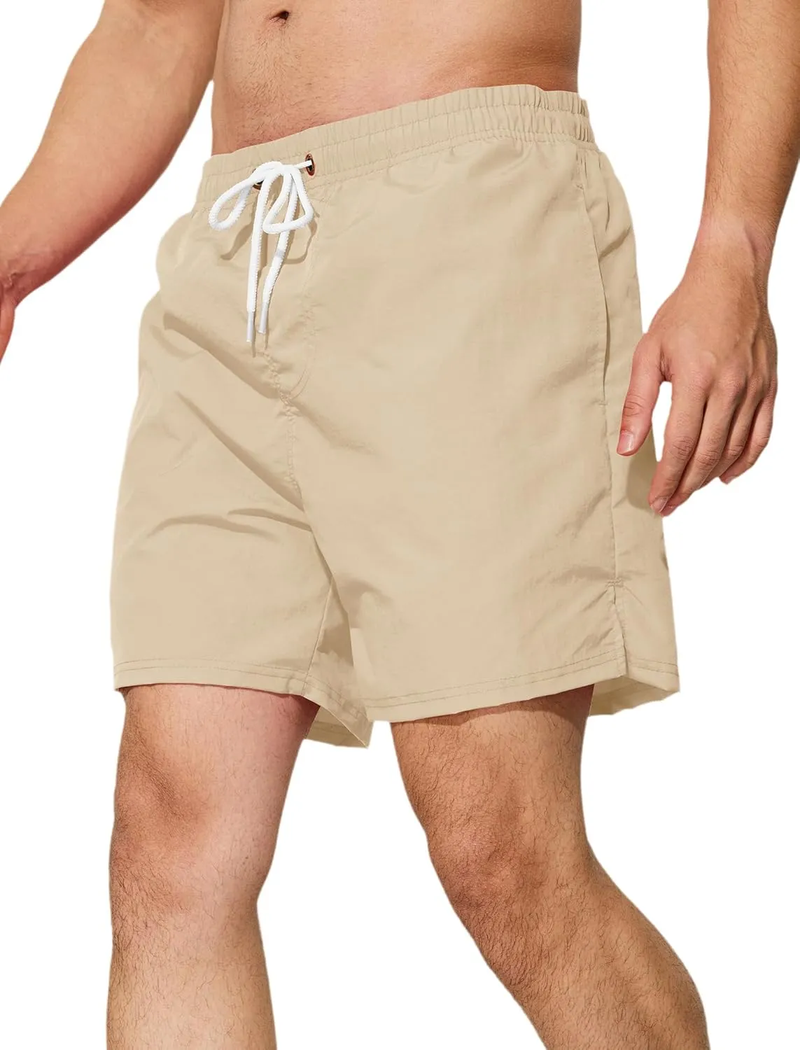 Mens Swim Trunks 5 inch Quick Dry Swim Shorts with Mesh Lining Beach Board Shorts Swimwear Bathing Suit