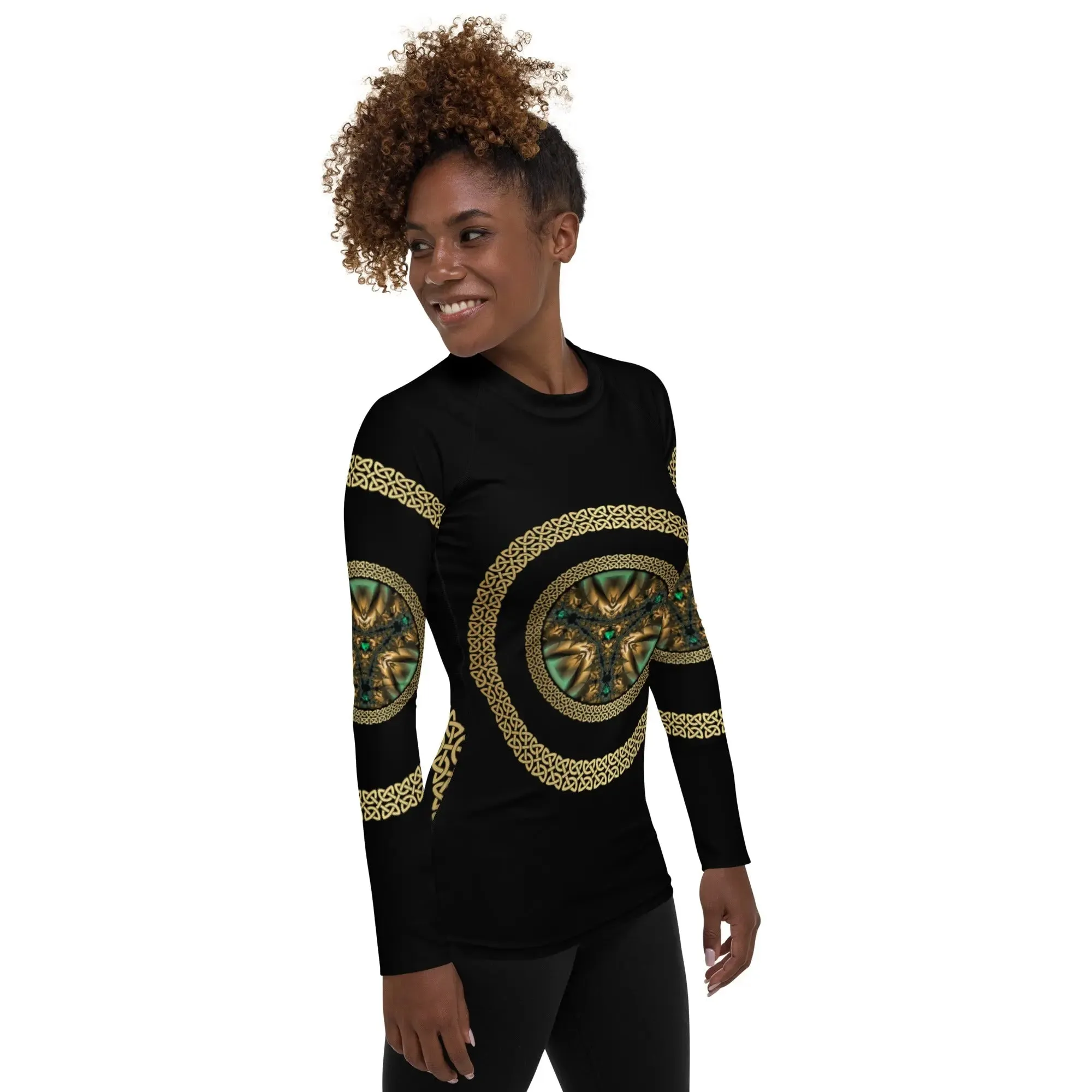 "Salutary Glow" Collection - Women's Rash Guard