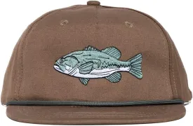Realtree Camo Rope Hat  Vintage Flat Brim, Adjustable Snapback, Lightweight Outdoor Cap for Hunting, Fishing, and Boating