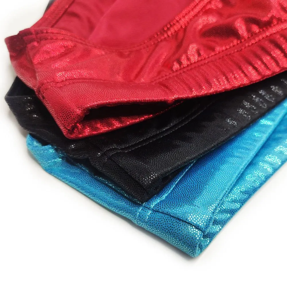 Shiny Metallic Swim Briefs