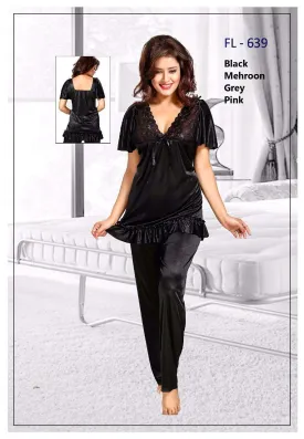 Stylish FL-639 - Flourish Exclusive Bridal Nighty Set Collection