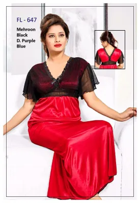 Stylish FL-647 - Flourish Exclusive Bridal Nighty Set Collection