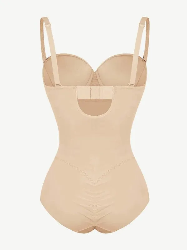 Tummy Control Sculpting Pushup Shapewear Bodysuit